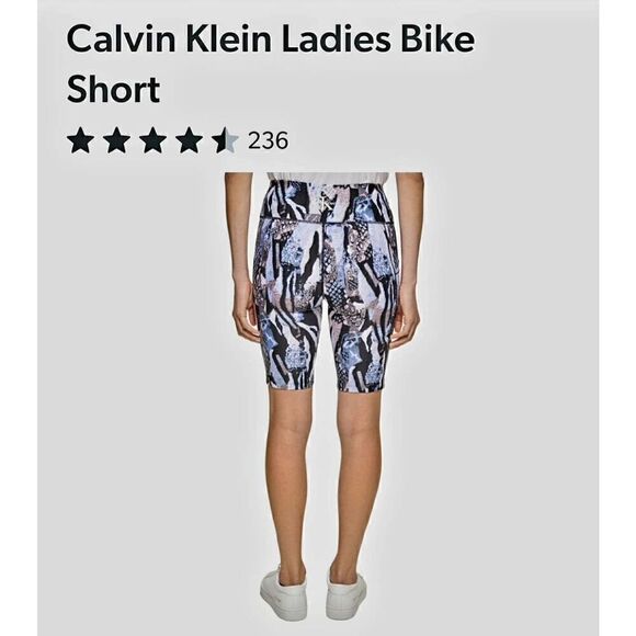 NWT WOMENS CALVIN KLEIN BIKE SHORTS - Picture 3 of 5